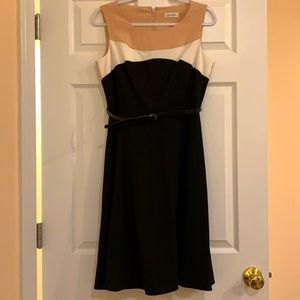Calvin Klein Tricolor Dress. Size 8.